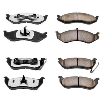 PowerStop® - Z36 Extreme Truck and Tow Carbon-Fiber Ceramic Front and Rear Brake Pad Set
