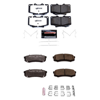 PowerStop® - Z36 Extreme Truck and Tow Carbon-Fiber Ceramic Front and Rear Brake Pad Set