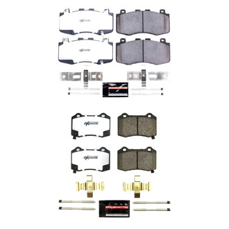 PowerStop® - Z36 Extreme Truck and Tow Carbon-Fiber Ceramic Front and Rear Brake Pad Set