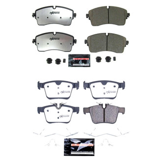PowerStop® - Z36 Extreme Truck and Tow Carbon-Fiber Ceramic Front and Rear Brake Pad Set