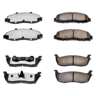 PowerStop® - Z36 Extreme Truck and Tow Carbon-Fiber Ceramic Front and Rear Brake Pad Set