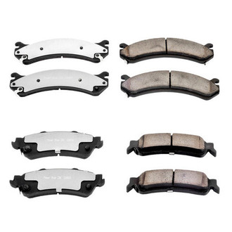 PowerStop® - Z36 Extreme Truck and Tow Carbon-Fiber Ceramic Front and Rear Brake Pad Set