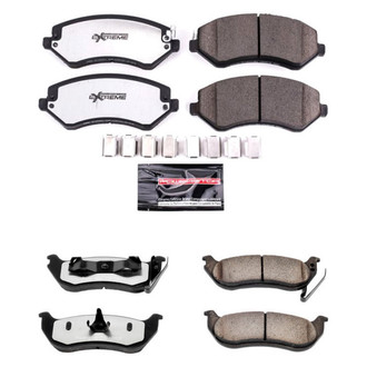 PowerStop® - Z36 Extreme Truck and Tow Carbon-Fiber Ceramic Front and Rear Brake Pad Set