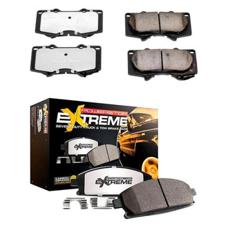 PowerStop® - Z36 Extreme Truck and Tow Carbon-Fiber Ceramic Front and Rear Brake Pad Set