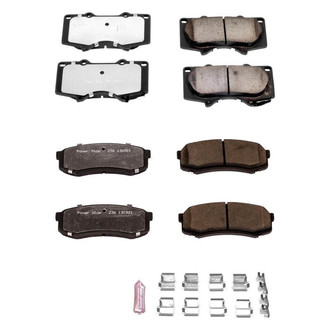 PowerStop® - Z36 Extreme Truck and Tow Carbon-Fiber Ceramic Front and Rear Brake Pad Set