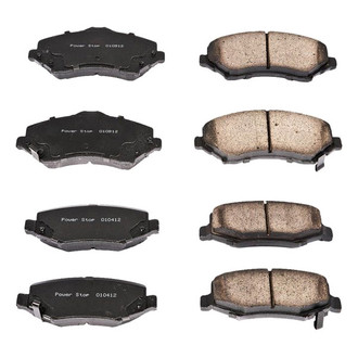 PowerStop® - Z16 Evolution Clean Ride Ceramic Front and Rear Disc Brake Pad Set