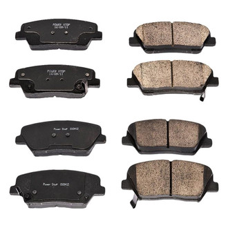 PowerStop® - Z16 Evolution Clean Ride Ceramic Front and Rear Disc Brake Pad Set