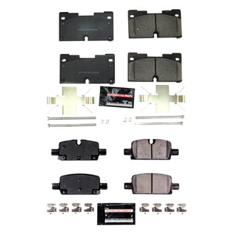 PowerStop® - Z23 Evolution Sport Performance Carbon-Fiber Ceramic Front and Rear Brake Pad Set