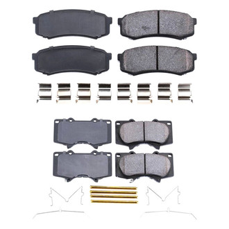 PowerStop® - Z17 Evolution Plus™ Ceramic Front and Rear Disc Brake Pad Set