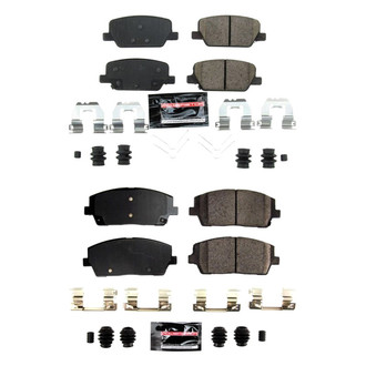PowerStop® - Z23 Evolution Sport Performance Carbon-Fiber Ceramic Front and Rear Brake Pad Set