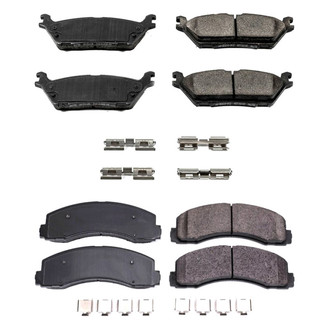 PowerStop® - Z17 Evolution Plus™ Ceramic Front and Rear Disc Brake Pad Set