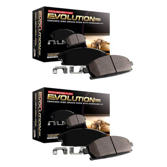 PowerStop® - Z17 Evolution Plus™ Ceramic Front and Rear Disc Brake Pad Set