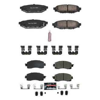 PowerStop® - Z23 Evolution Sport Performance Carbon-Fiber Ceramic Front and Rear Brake Pad Set