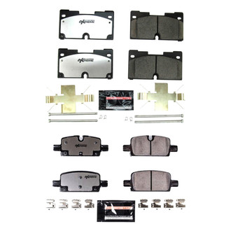 PowerStop® - Z36 Extreme Truck and Tow Carbon-Fiber Ceramic Front and Rear Brake Pad Set