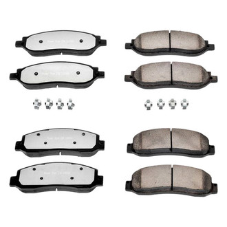PowerStop® - Z36 Extreme Truck and Tow Carbon-Fiber Ceramic Front and Rear Brake Pad Set