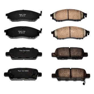 PowerStop® - Z16 Evolution Clean Ride Ceramic Front and Rear Disc Brake Pad Set