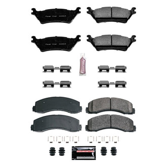 PowerStop® - Z23 Evolution Sport Performance Carbon-Fiber Ceramic Front and Rear Brake Pad Set