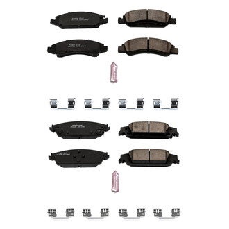 PowerStop® - Z23 Evolution Sport Performance Carbon-Fiber Ceramic Front and Rear Brake Pad Set
