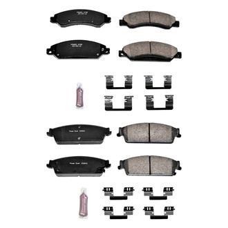 PowerStop® - Z23 Evolution Sport Performance Carbon-Fiber Ceramic Front and Rear Brake Pad Set