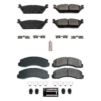 PowerStop® - Z23 Evolution Sport Performance Carbon-Fiber Ceramic Front and Rear Brake Pad Set