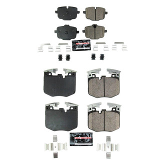 PowerStop® - Z23 Evolution Sport Performance Carbon-Fiber Ceramic Front and Rear Brake Pad Set