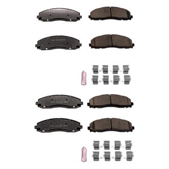 PowerStop® - Z36 Extreme Truck and Tow Carbon-Fiber Ceramic Front and Rear Brake Pad Set