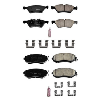 PowerStop® - Z23 Evolution Sport Performance Carbon-Fiber Ceramic Front and Rear Brake Pad Set