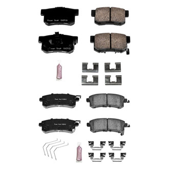PowerStop® - Z23 Evolution Sport Performance Carbon-Fiber Ceramic Front and Rear Brake Pad Set