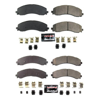 PowerStop® - Z23 Evolution Sport Performance Carbon-Fiber Ceramic Front and Rear Brake Pad Set