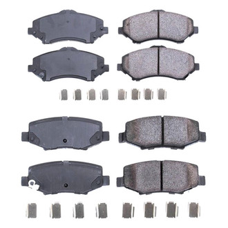 PowerStop® - Z17 Evolution Plus™ Ceramic Front and Rear Disc Brake Pad Set