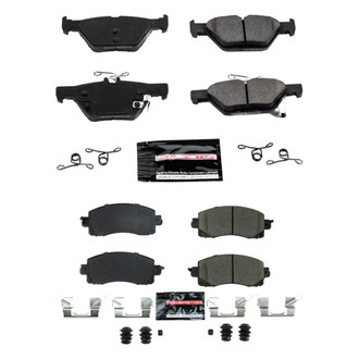PowerStop® - Z23 Evolution Sport Performance Carbon-Fiber Ceramic Front and Rear Brake Pad Set