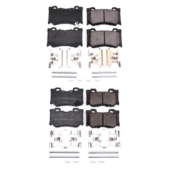 PowerStop® - Z17 Evolution Plus™ Ceramic Front and Rear Disc Brake Pad Set