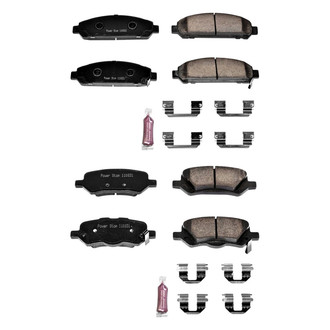 PowerStop® - Z23 Evolution Sport Performance Carbon-Fiber Ceramic Front and Rear Brake Pad Set