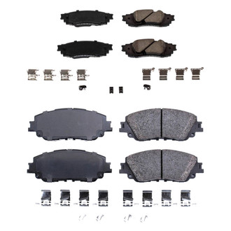 PowerStop® - Z17 Evolution Plus™ Ceramic Front and Rear Disc Brake Pad Set