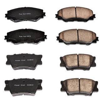 PowerStop® - Z16 Evolution Clean Ride Ceramic Front and Rear Disc Brake Pad Set