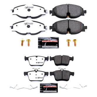 PowerStop® - Z26 Extreme Street Performance Carbon-Fiber Ceramic Front and Rear Brake Pad Set