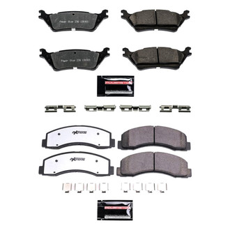 PowerStop® - Z36 Extreme Truck and Tow Carbon-Fiber Ceramic Front and Rear Brake Pad Set