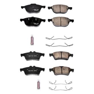 PowerStop® - Z23 Evolution Sport Performance Carbon-Fiber Ceramic Front and Rear Brake Pad Set