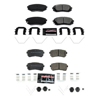 PowerStop® - Z23 Evolution Sport Performance Carbon-Fiber Ceramic Front and Rear Brake Pad Set