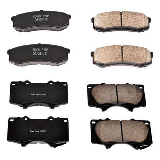PowerStop® - Z16 Evolution Clean Ride Ceramic Front and Rear Disc Brake Pad Set
