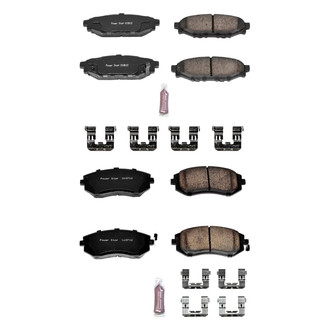 PowerStop® - Z23 Evolution Sport Performance Carbon-Fiber Ceramic Front and Rear Brake Pad Set