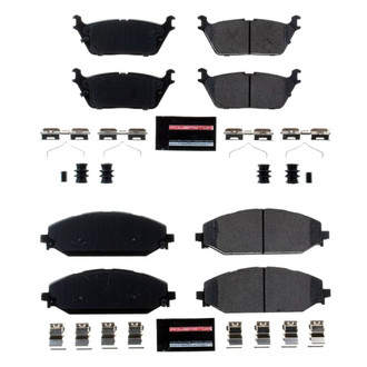 PowerStop® - Z23 Evolution Sport Performance Carbon-Fiber Ceramic Front and Rear Brake Pad Set