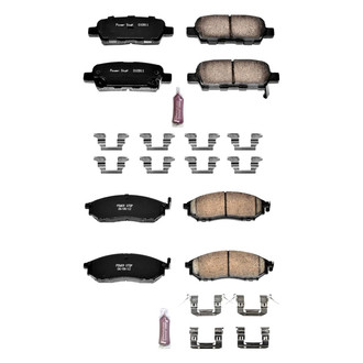 PowerStop® - Z23 Evolution Sport Performance Carbon-Fiber Ceramic Front and Rear Brake Pad Set