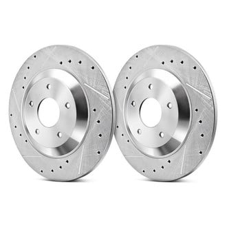 PowerStop® - Evolution Performance Drilled and Slotted 1-Piece Rear Brake Rotors