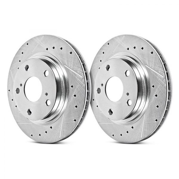  PowerStop® - Evolution Performance Drilled and Slotted 1-Piece Rear Brake Rotors