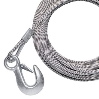 Powerwinch® P7185400AJ - 7/32" x 50' Cable with Hook