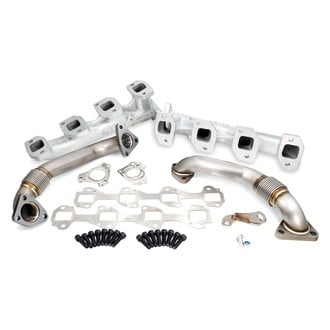PPE® - Silver Exhaust Manifold with Up-Pipes