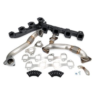 PPE® - Black Exhaust Manifold with Up-Pipes