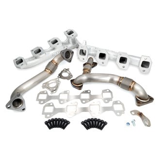PPE® - Silver Exhaust Manifold with Up-Pipes