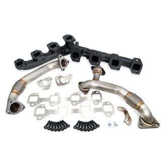 PPE® - Black Exhaust Manifold with Up-Pipes